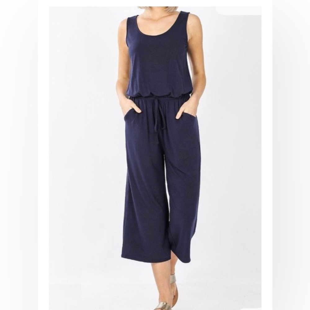 Navy Jumpsuit 🌸